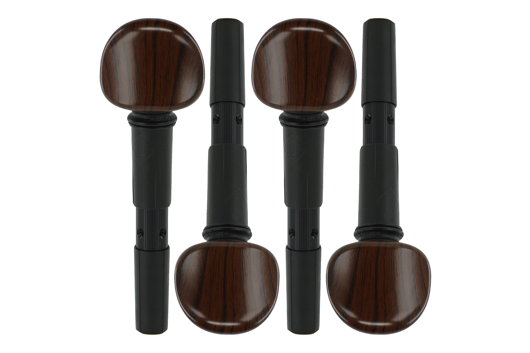 Wittner 272131M04-P, set of 4 cello fine tuning pegs, for 1-2-1-4 cello, diameter 12.0-1:25, rosewood colour, pack of 4 - Image 3