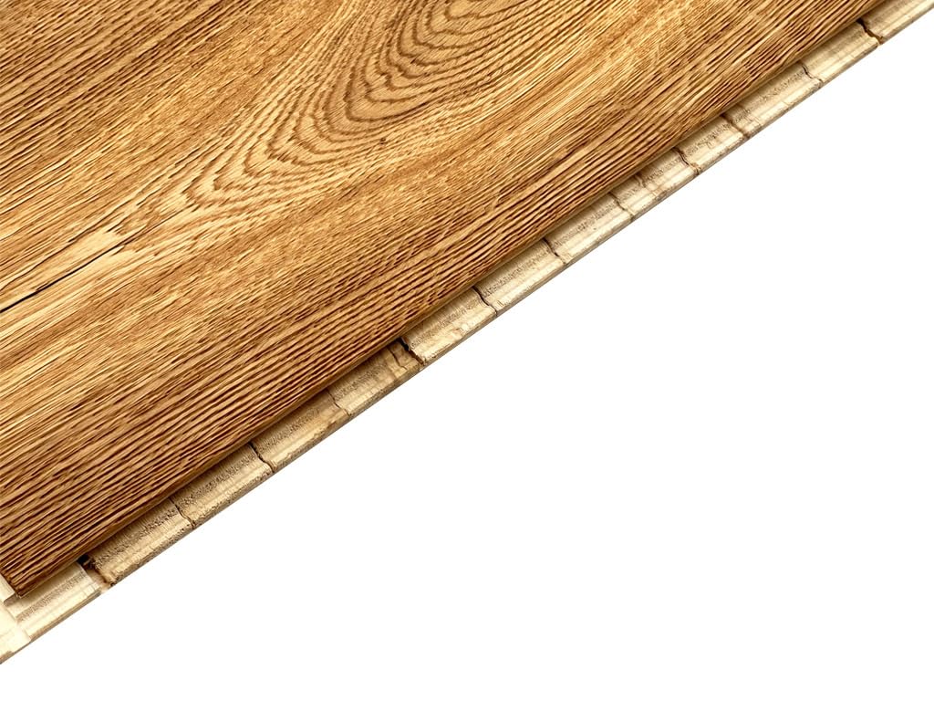 Timefloor Braun 15 mm Parkett Eiche Gran Torino Super Rustikal Landhausdiele, Klick Verbindung Uniclic, Naturgeölt Ausgebürstet, 18,9 cm Breite 190 cm Länge, Für Fussbodenheizung | 1 Stk. ca. 2,87 ...