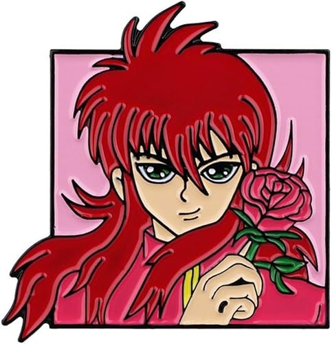 Yoko Kurama YuYu Yu Yu Hakusho Yusuke Urameshi Manga Anime 1.6" Esmalte Pin Insignia, Esmalte, Esmalte