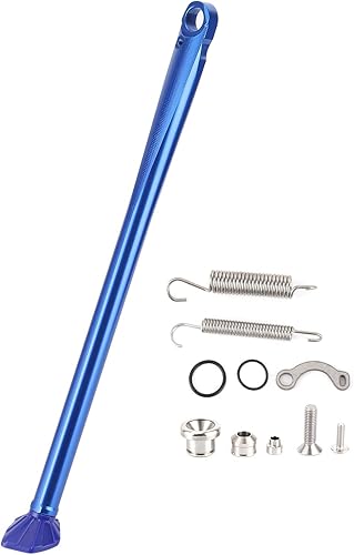 Miniatura 9 de Fydun - Soporte lateral para motocicleta, aleación de aluminio CNC, accesorio de motocicleta para Husqvarna FE 250 FE 350 TE 125 (C barra negra con