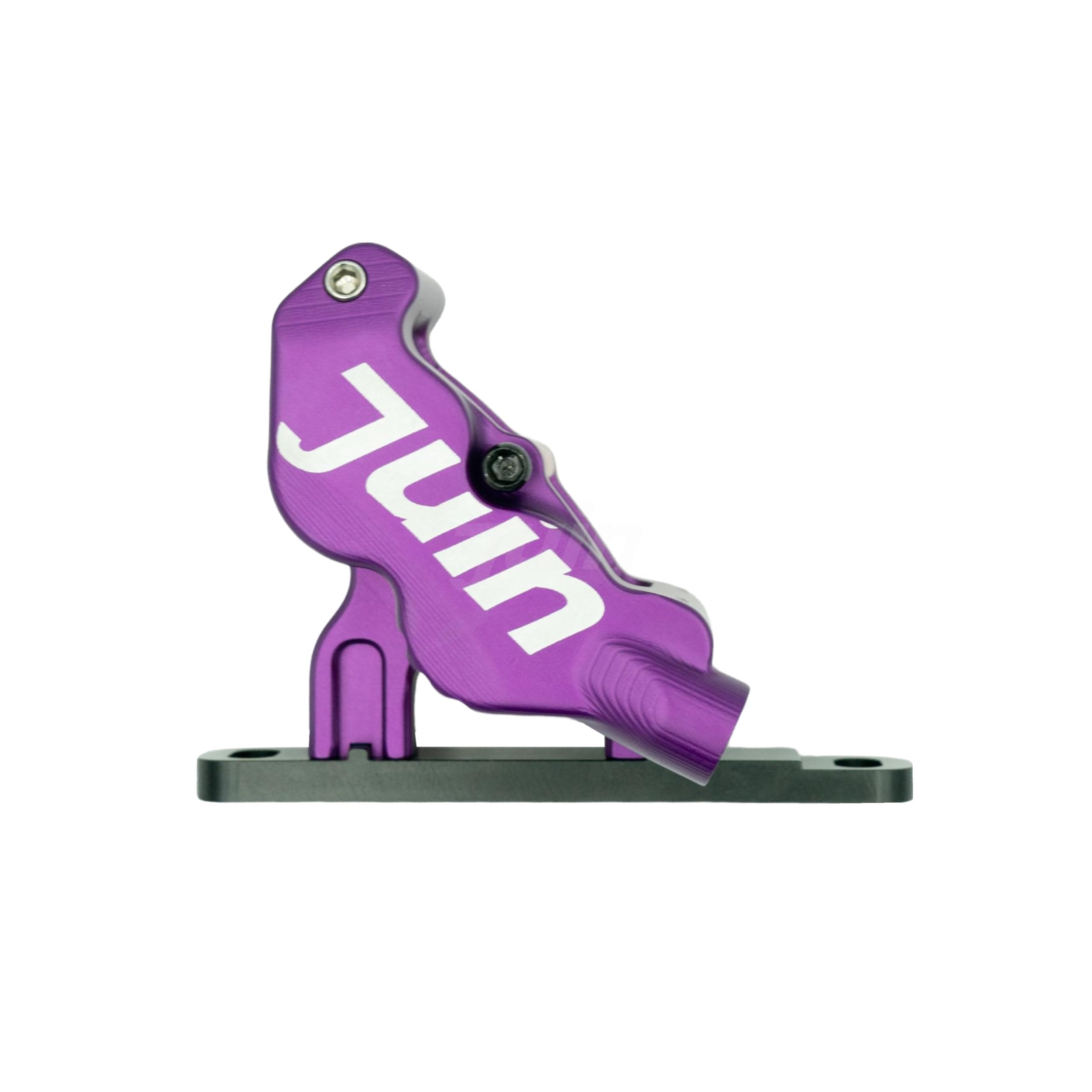 Juin ETF Road Bike Hydraulic Disc Brakes, 140mm, Mineral Oil, Purple