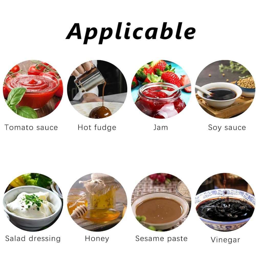 Stazione di Pompaggio Commerciale per Condimenti in Acciaio Inossidabile, Dispenser per Salse, Dispenser per Ketchup e Senape, Dispenser per Salse Riutilizzabili, per Ristoranti e Cucine Domestiche B