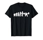 Evolution Of Weight Lifting Funny Sports Design Fitness Gym T-Shirt