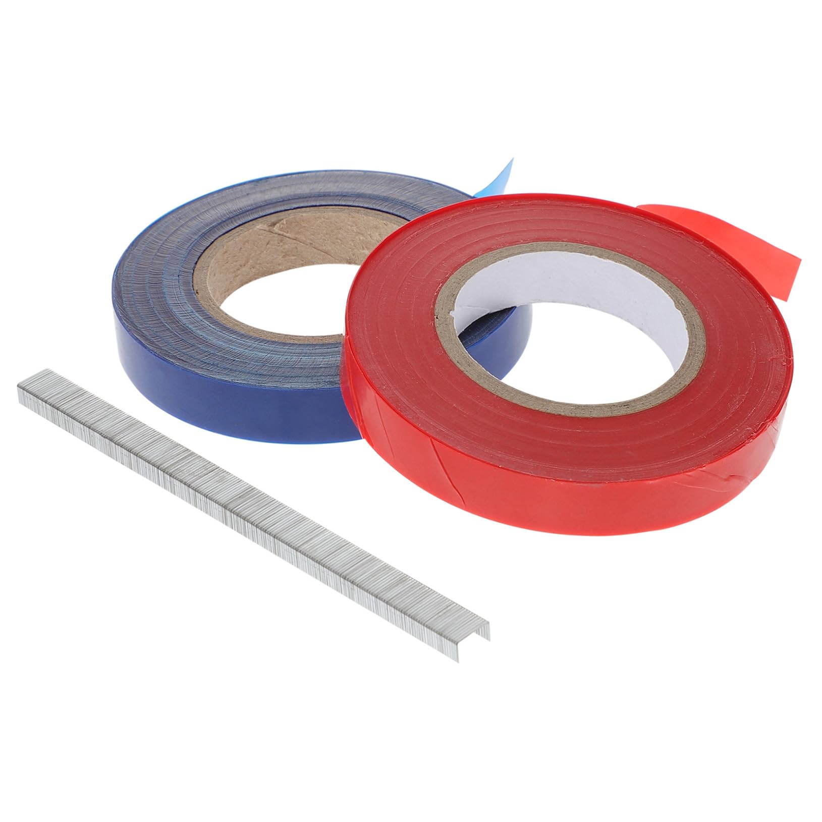 20 Rollen Teiliges Gartenpflanzen Bindeband mit Wetterfestem Dehnbarem PVC Band und Heftklammern Wiederverwendbare Pflanzenbinder für Äste Blumen Kletterpflanzen und Bäume Flexibel