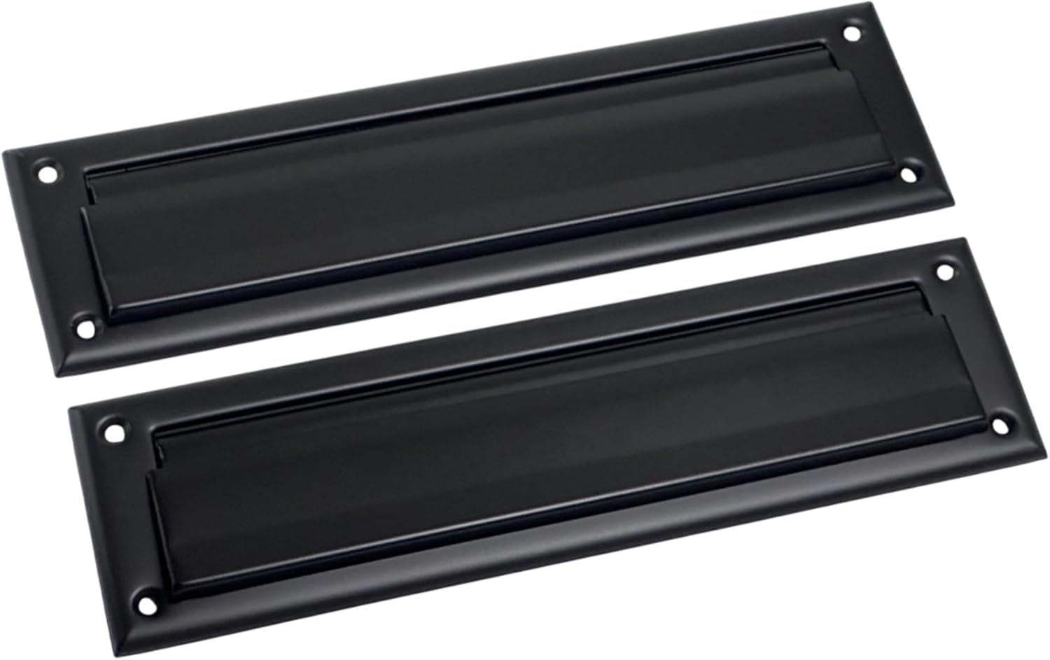 QCAA Solid Brass Mail Slot, with Solid Brass Interior Back Plate, 10" x 3", Polished Brass, 1 Pack, Made in Taiwan