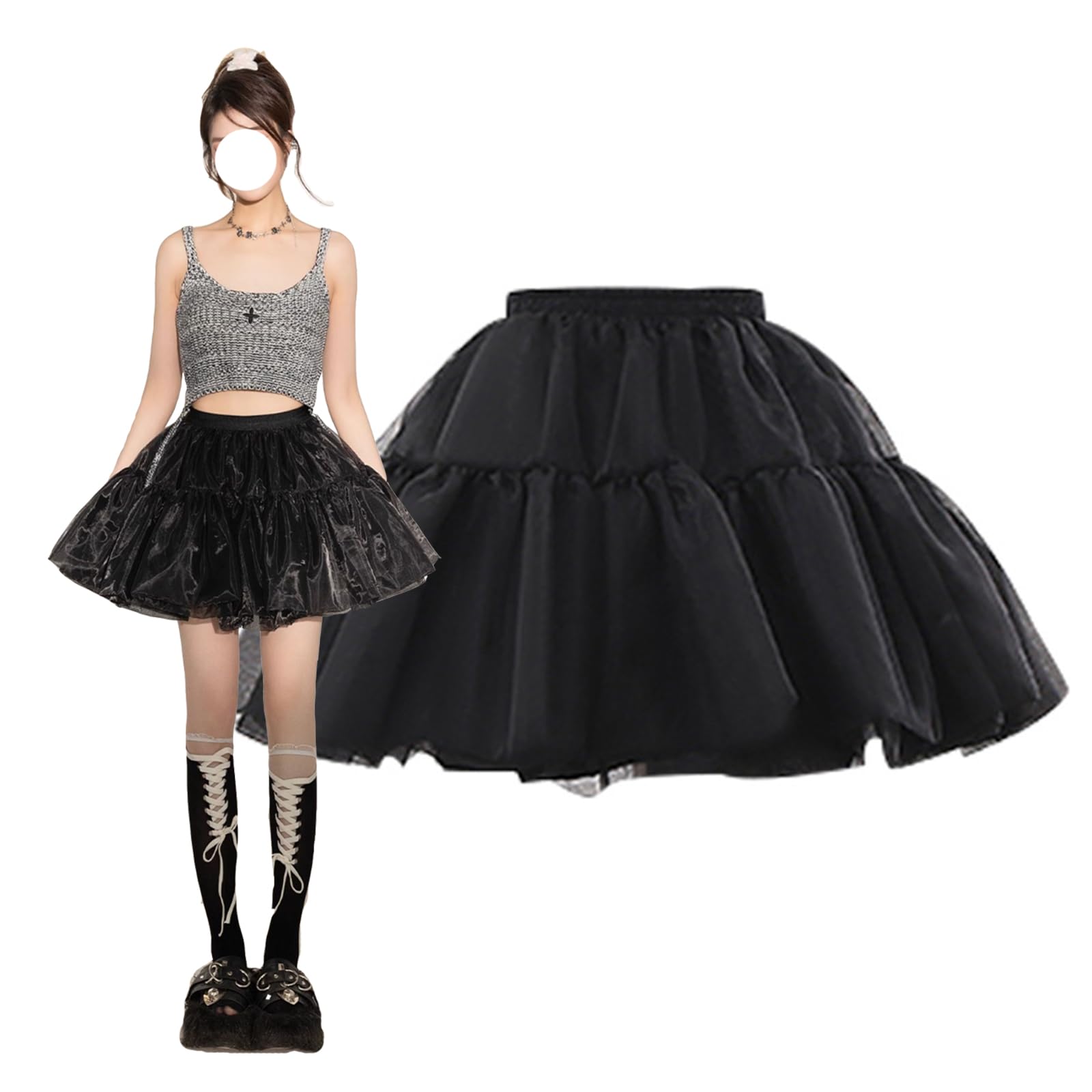 FOXEY 黒 チュールスカート パニエ サイズ40 FOXEY 黒 チュールスカート パニエ サイズ40 - メルカリ