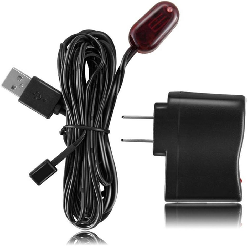 baolongking Cable de señal de Infrarrojos Receptor y emisor de Infrarrojos Blaster Alambre de Cable de extensión USB con Suministro de Corriente Sistema Kit