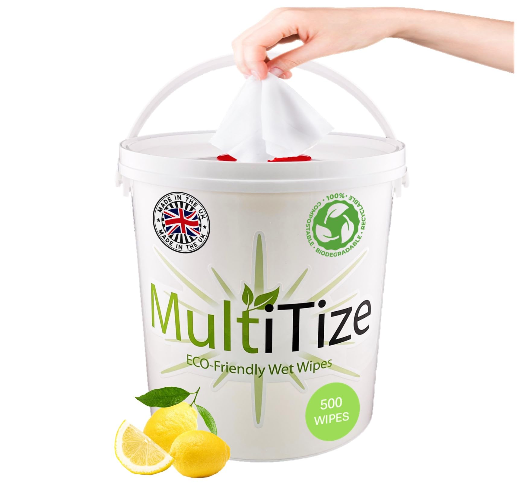 Sponsored Ad – MultiTize, Multi Purpose Wipes, 100% Biodegradable, Antibacterial Multi Surface Wipes, (1 Bucket 500 Wipes)