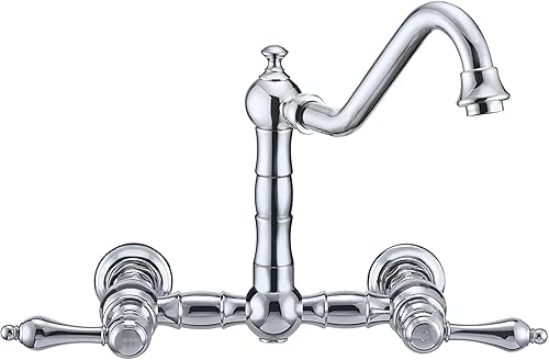 Miniatura 7 de WHKWLV3-9402-NT-BN - Grifo de montaje en pared, níquel cepillado