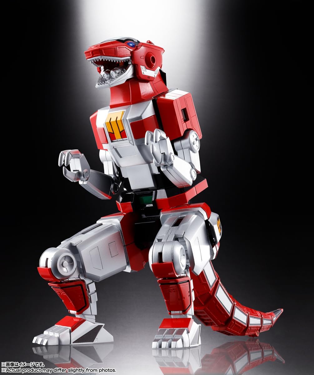 Soul of Chogokin Dinosaur Squadron Jewranger, Beast Emperor GX-72 Large Beast God & GX-78 Dragon Caesar, Approx. 10.2 inches (260 mm), ABS & PVC & Die-Cast Pre-painted Action Figure