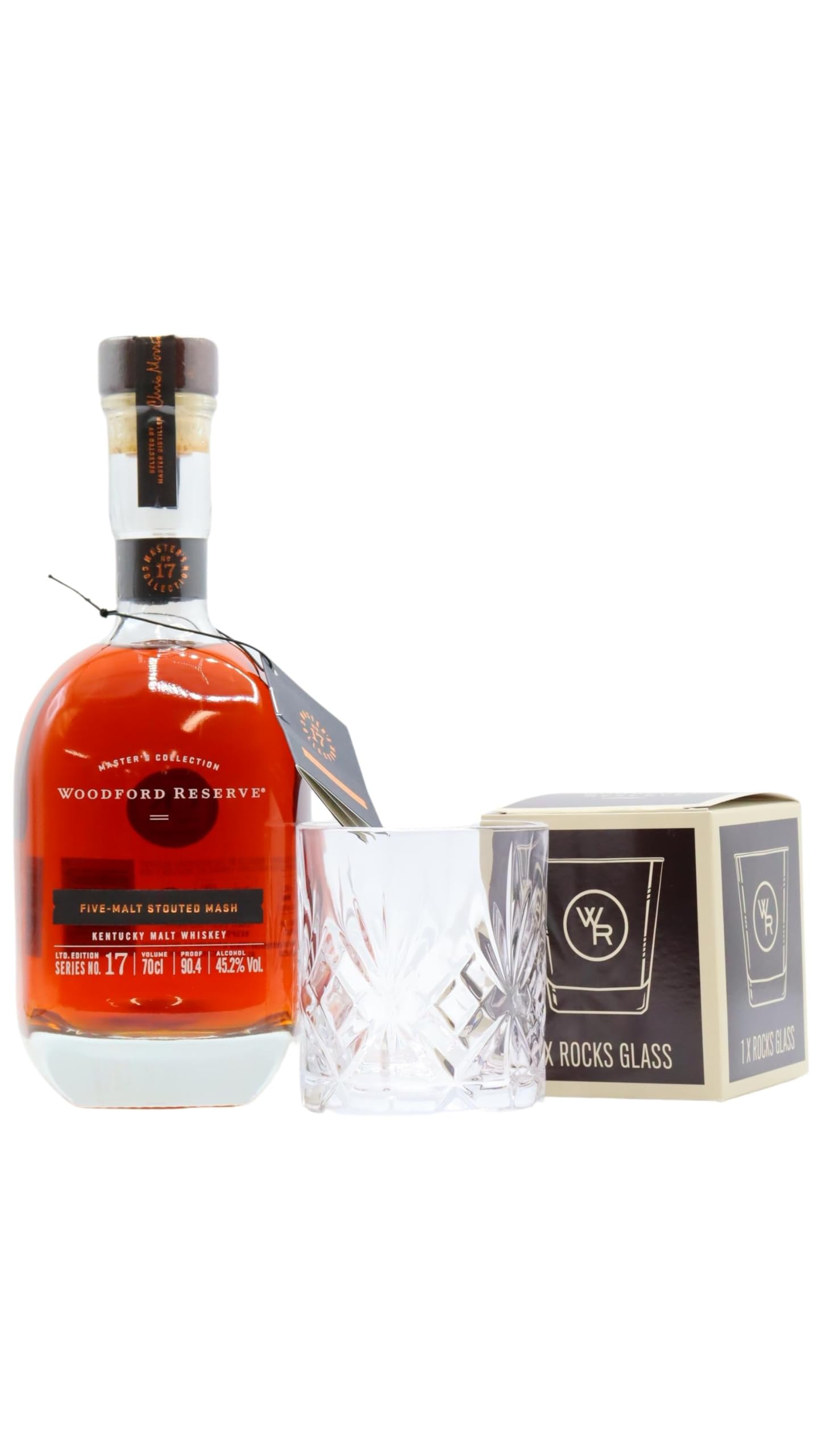 Woodford Reserve - Tumbler & Five-Malt Stouted Mash - Whiskey 70cl 40% ABV