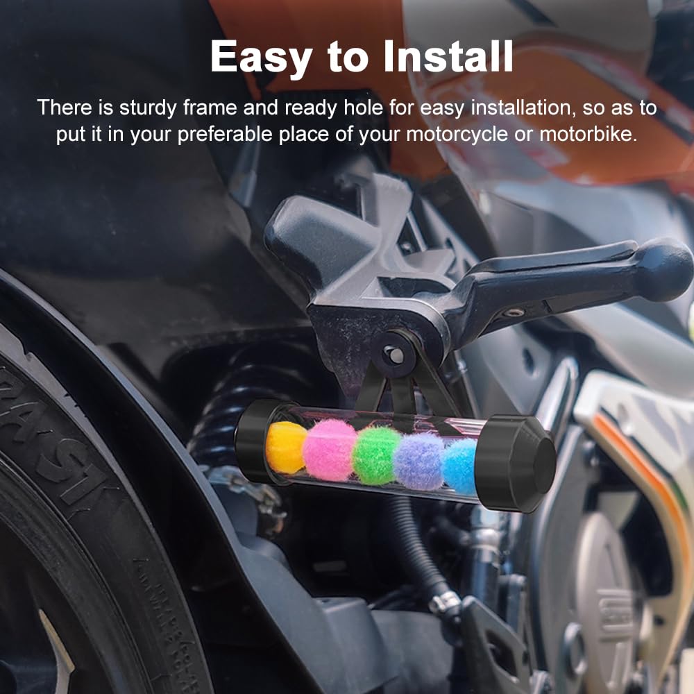 Support Tube Disque Taxe Moto Étanché – Porte-Documents Universel Aluminium & Acrylique Noir