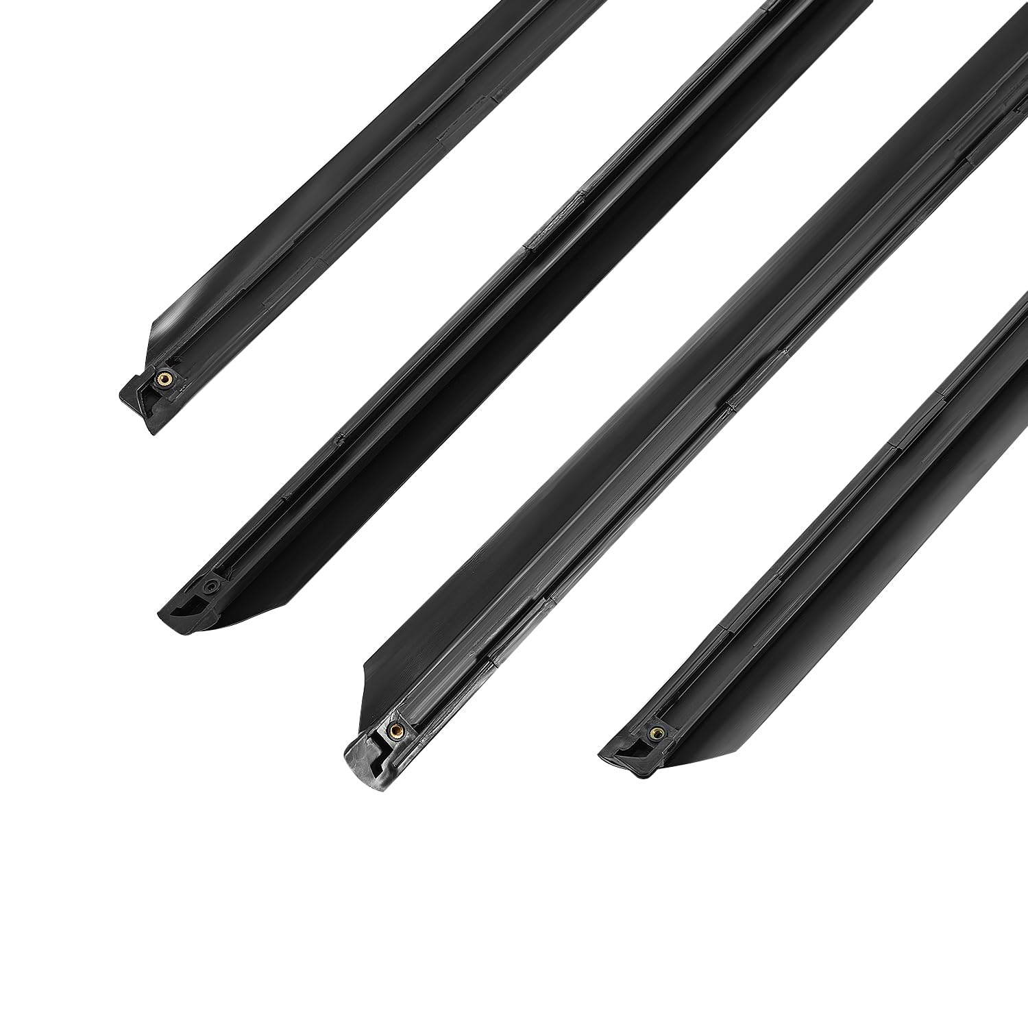 4X Zierleisten Türleisten + Clips Satz Kompatibel mit Audi A4 B5 Avant A4 8D 1995-2001, 8D0853959B01C 8D0853960B01C 8D0853969B01C