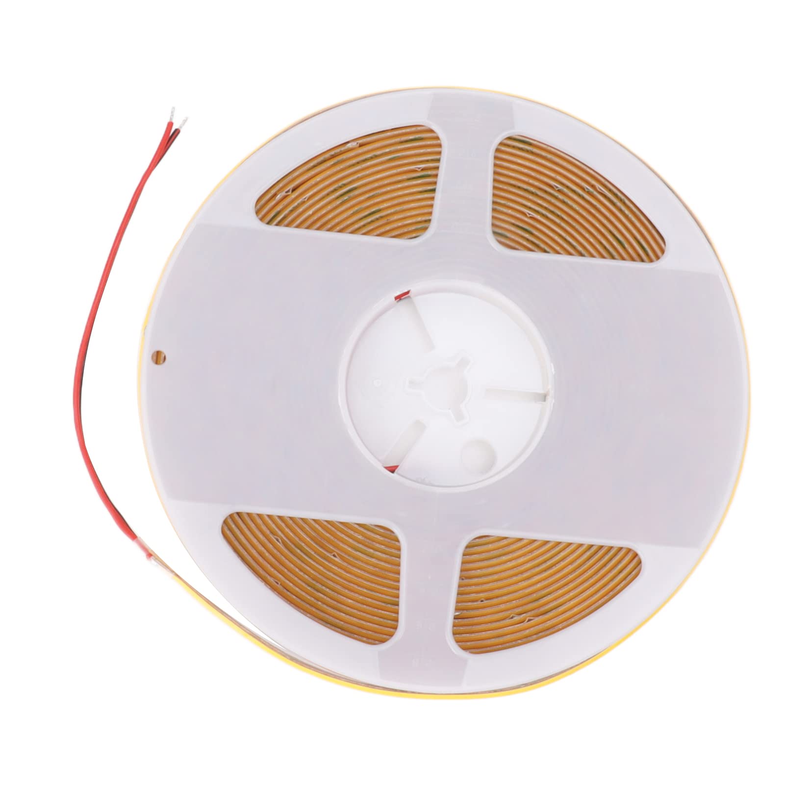 YUYTE Striscia LED COB Lampada Flessibile Ad Alta luminosità Doppia 32,8 Piedi Fai-da-te per Armadietti, Auto e Decorazioni Domestiche 24V 4000K Luce Neutra (Luce calda 3000K)