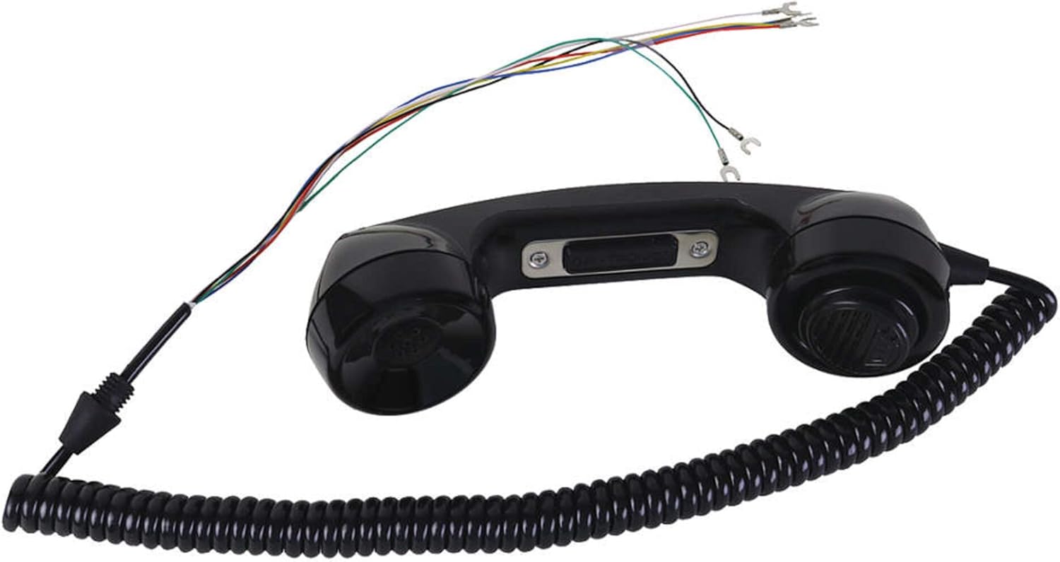 Handset Kit Black Plastic