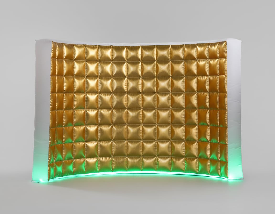 Fondo de fotomatón inflable curvado