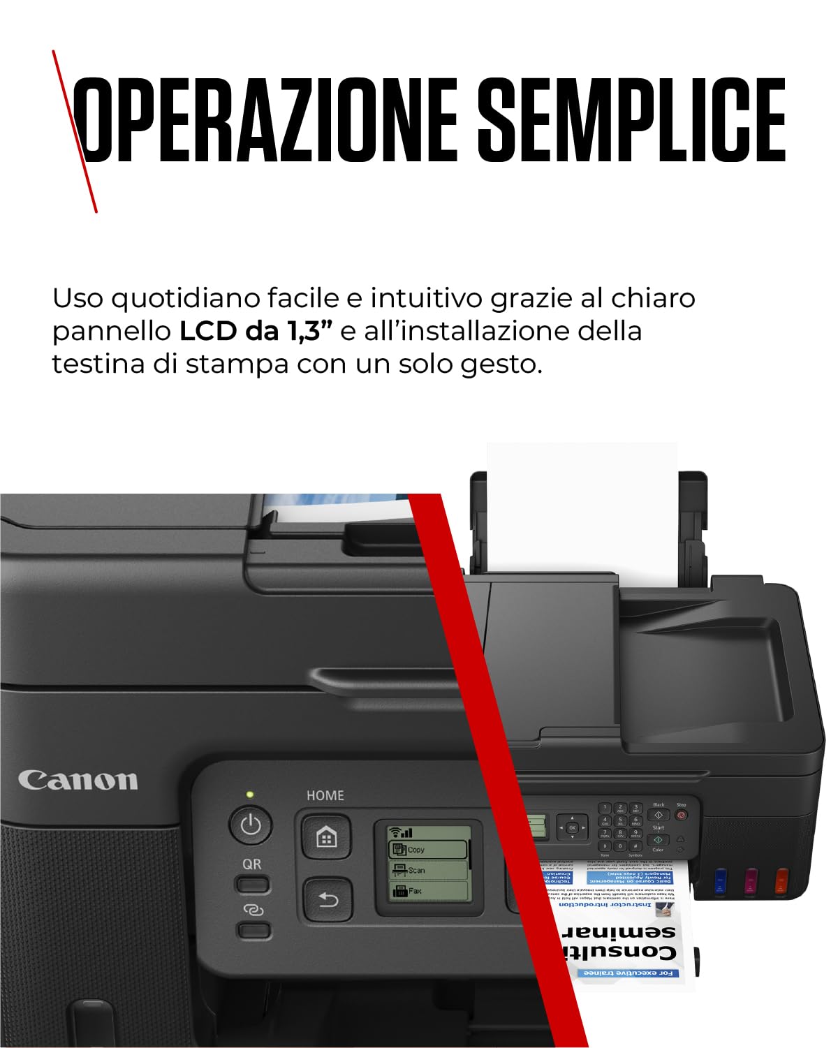Canon Serie PIXMA G4570 - Stampante Multifunzione, Fotocopiatrice, Scanner e Fax MegaTank per la Casa | Connettività Wireless per Smartphone | Stampante Wifi per Uso Domestico