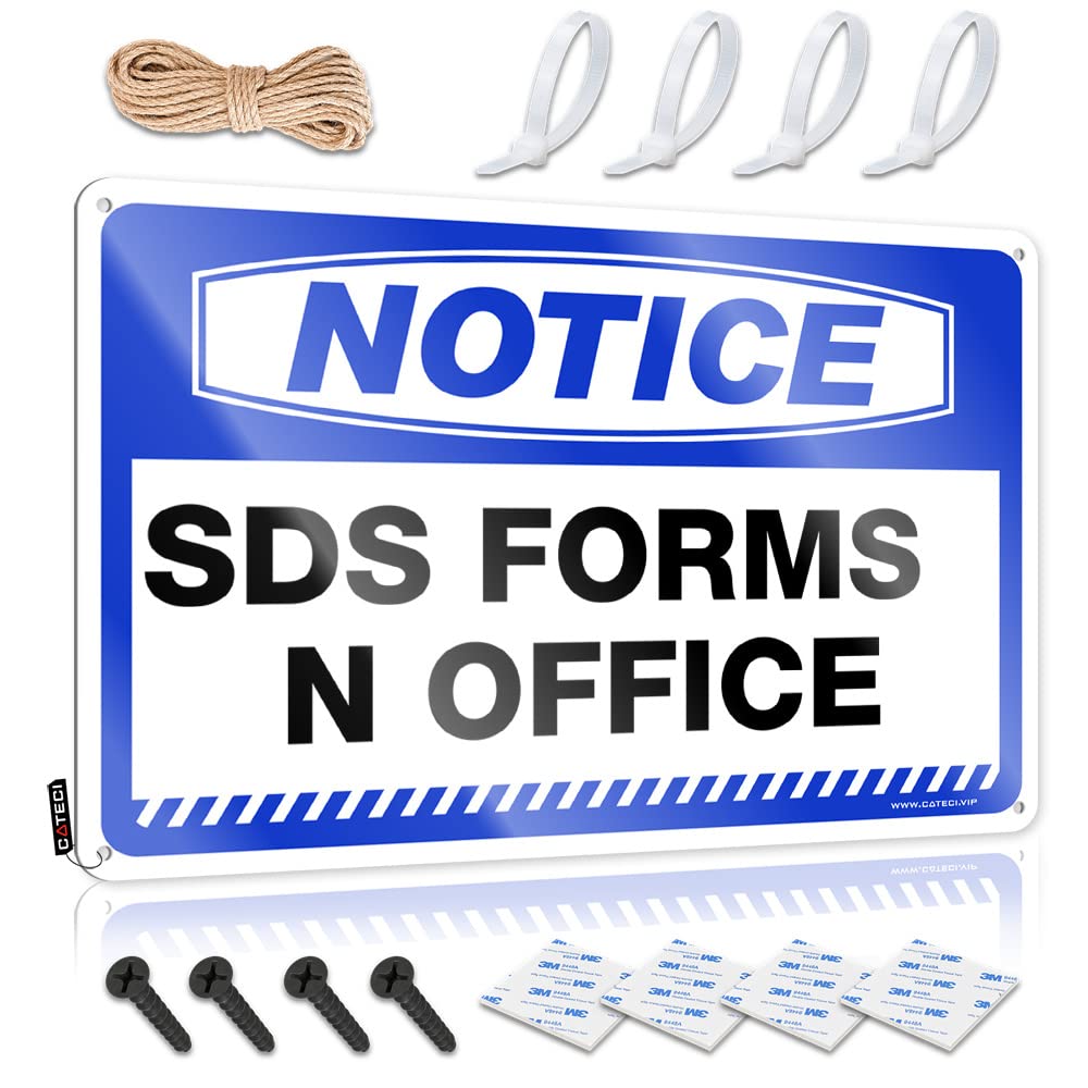 IBWNBBUSN Man Cabe Decor Notice Sds Forms In Office Tin Sign Office Tin Sign Bar Signs For Home Bar Decor(20X30CM)