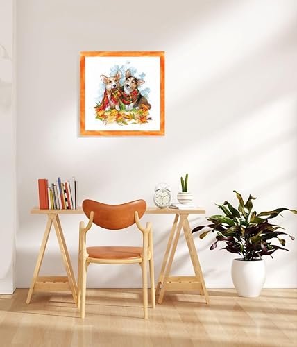 Vista 11 de RIOLIS - Perro salchicha 906, kits de punto de cruz para perros de 9,84 x 9,84 pulgadas, kits de punto de cruz contado, kits de punto de cruz