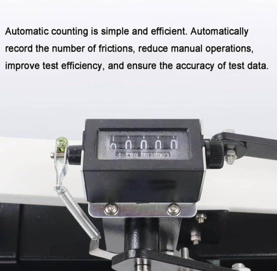 Tester manuale di stabilità del tessuto con il contatore di Digital, velocità di 104 mm/min per prova di durevolezza del tessuto