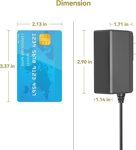 Miniatura 4 de Reemplazo del adaptador de CA de 12V UL para masajeador SBM-200 Shiatsu Massaging ADP-8 TEAD-57-121600U ADP8 LSS-8 MEC-A5715 D12-16-P-02