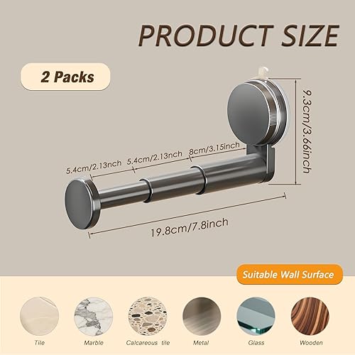 Miniatura 4 de Clother - Percha retráctil para ahorrar espacio, organizador de almacenamiento sin taladrar en el cuarto de servicio