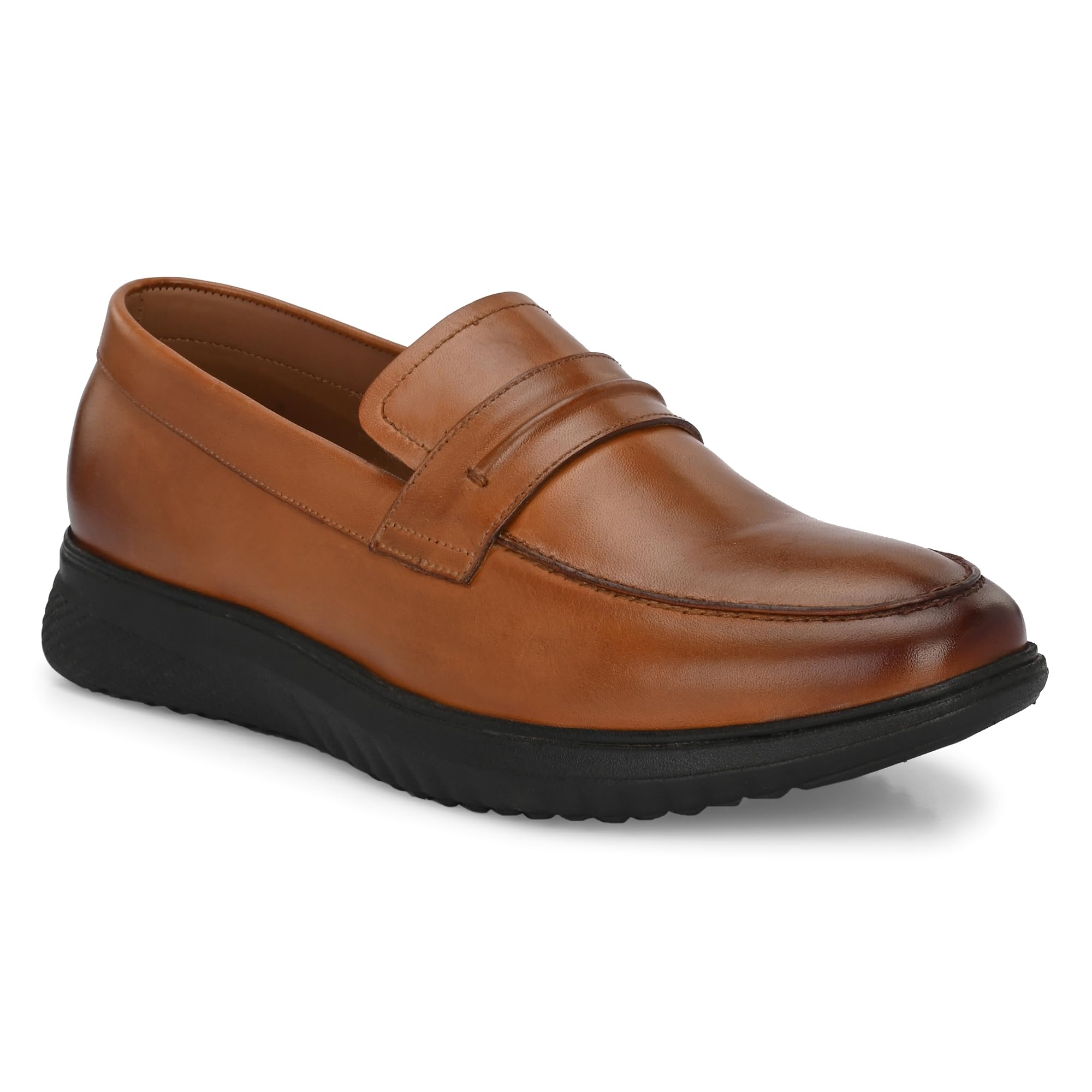 ROBERTO GALLIO Mens Leather Oxford Slip On Formal Tan Italian Leather Shoes (Tan, 10) (B0CY8R7XKM) Amazon Price History, Amazon Price Tracker