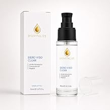Siero Viso Rimpolpante con Acido Ialuronico Puro, Peptidi e Ceramidi NP - Trattamento Anti-Età per Viso e Décolleté - Per una Pelle Visibilmente più Compatta