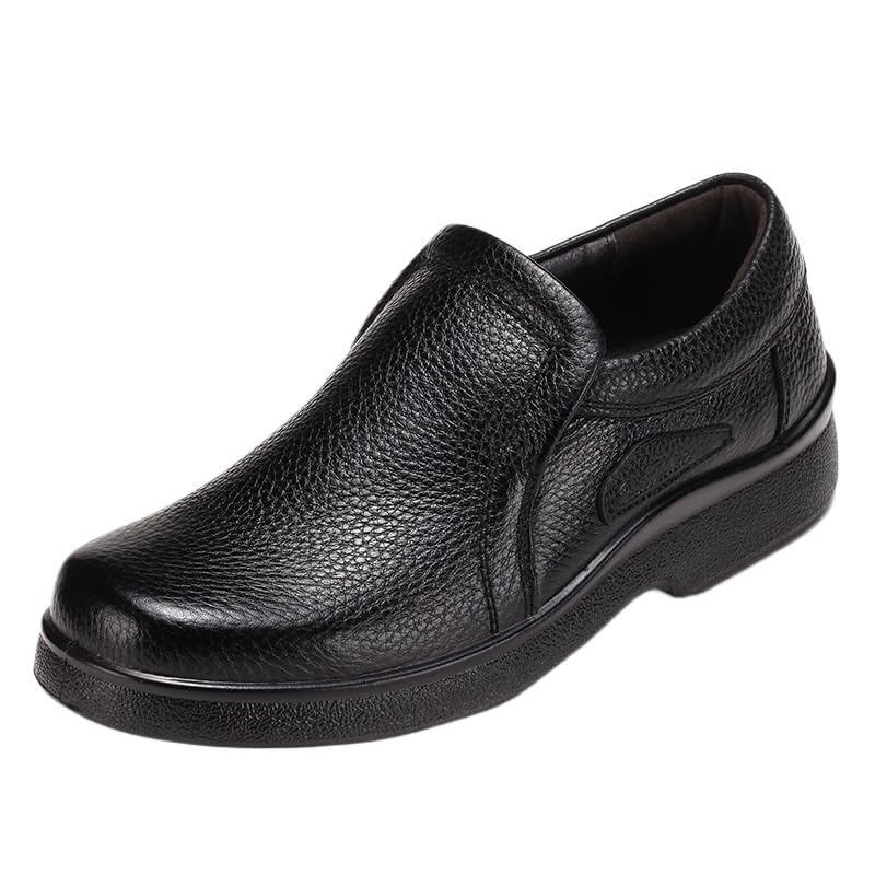 Breathable Dress Shoes Loafers Lace-up Flat SneakersMen's Premium Genuine Leather Casual Slip on Loafers Driving Shoes Business Classic2