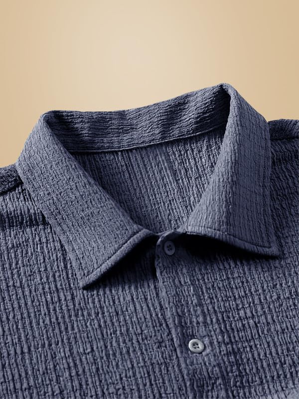 Image of Tee Projekt Textured Shirts for Men || Casual Shirt for Men || Comfortable and Stylish for Every Wardrobe