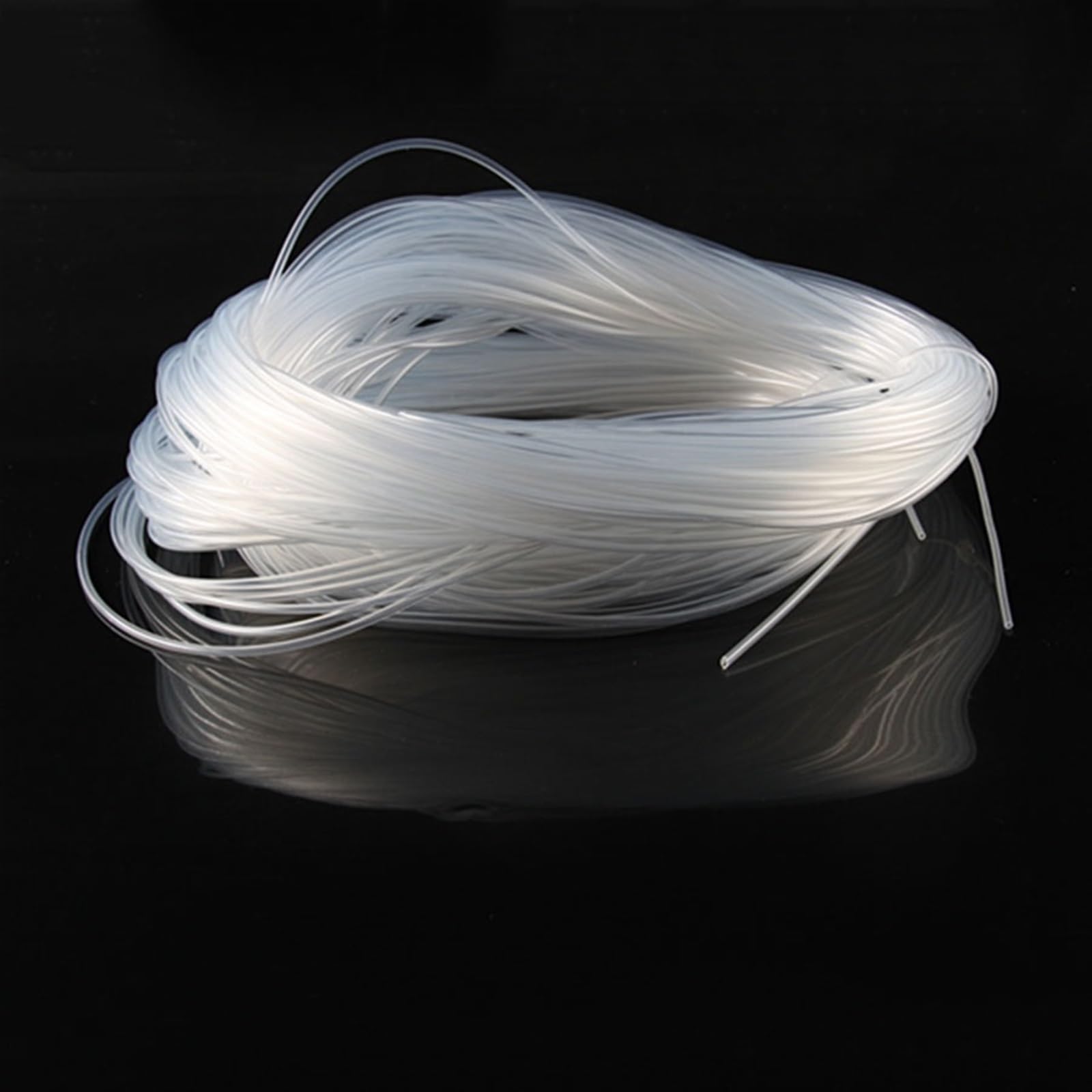 Small Capillary Silicone Hose, 10 Meter Clear Silicone Tube, ID 0.3-6mm Flexible Rubber Pipe for Scientific Teaching(0.3mm x 0.8mm)
