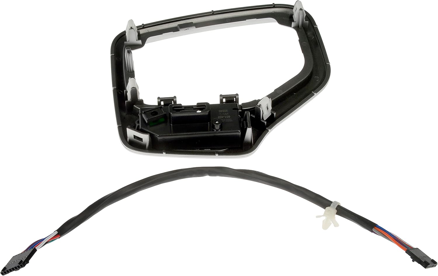 Dorman 601-402 Shifter Bezel with Harness Kit Compatible with Select Jeep Models, Silver