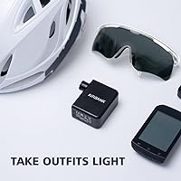 Vista 7 de AIRBANK Mini bomba de bicicleta con bolsillo de calibre PRO, bomba de aire de bicicleta de apagado automático máximo de 120 PSI, bomba eléctrica
