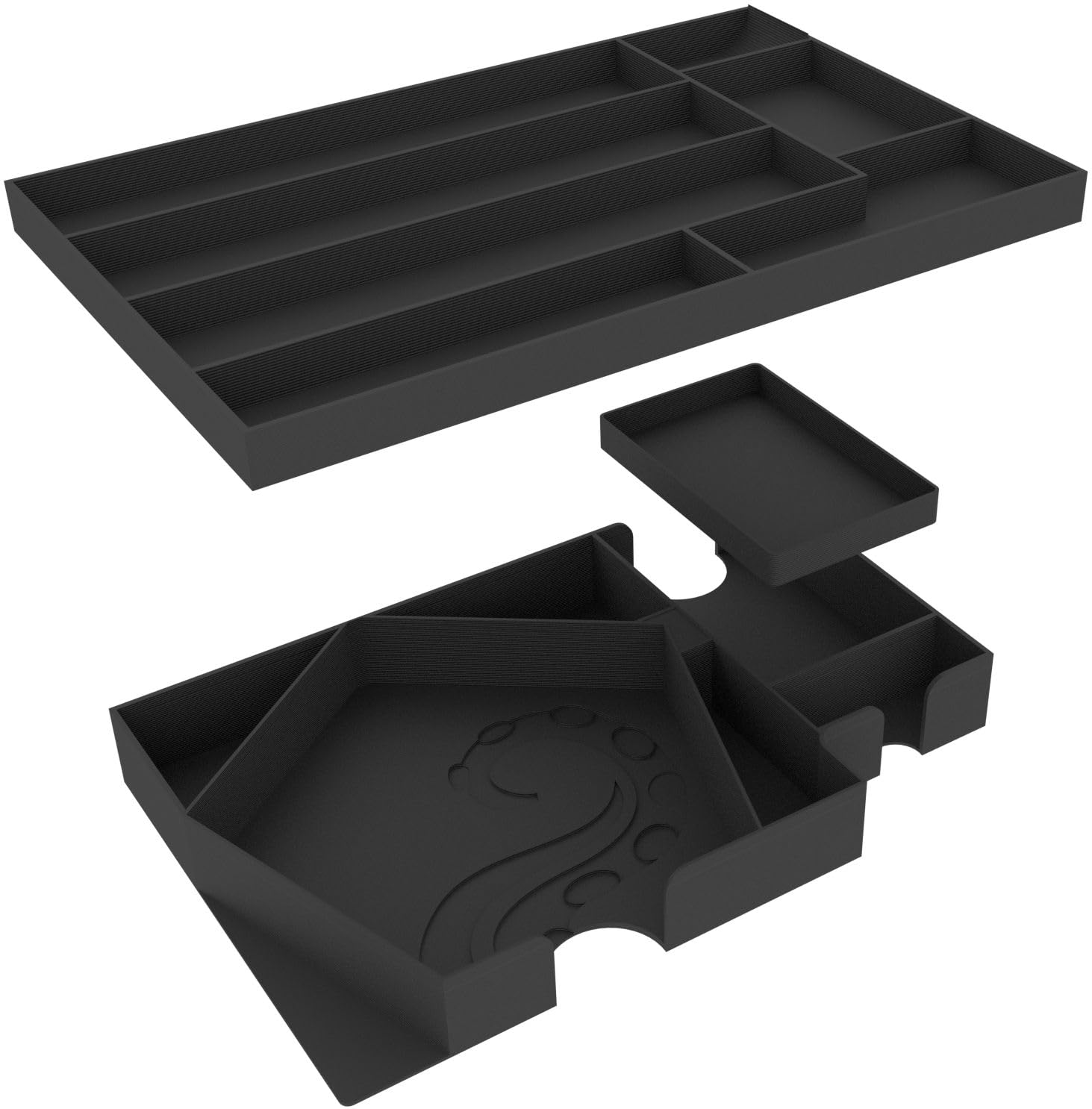 Feldherr Organizer compatible with Tiny Epic Cthulhu - Insert for core game box - suitable for Standard and Deluxe Edition + Astral Artifacts - Fast game setup - Better overview — image 1
