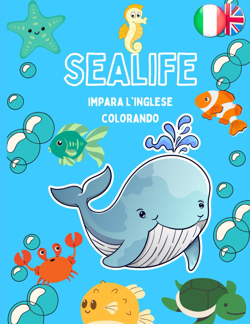 SEALIFE: Impara L'Inglese Colorando