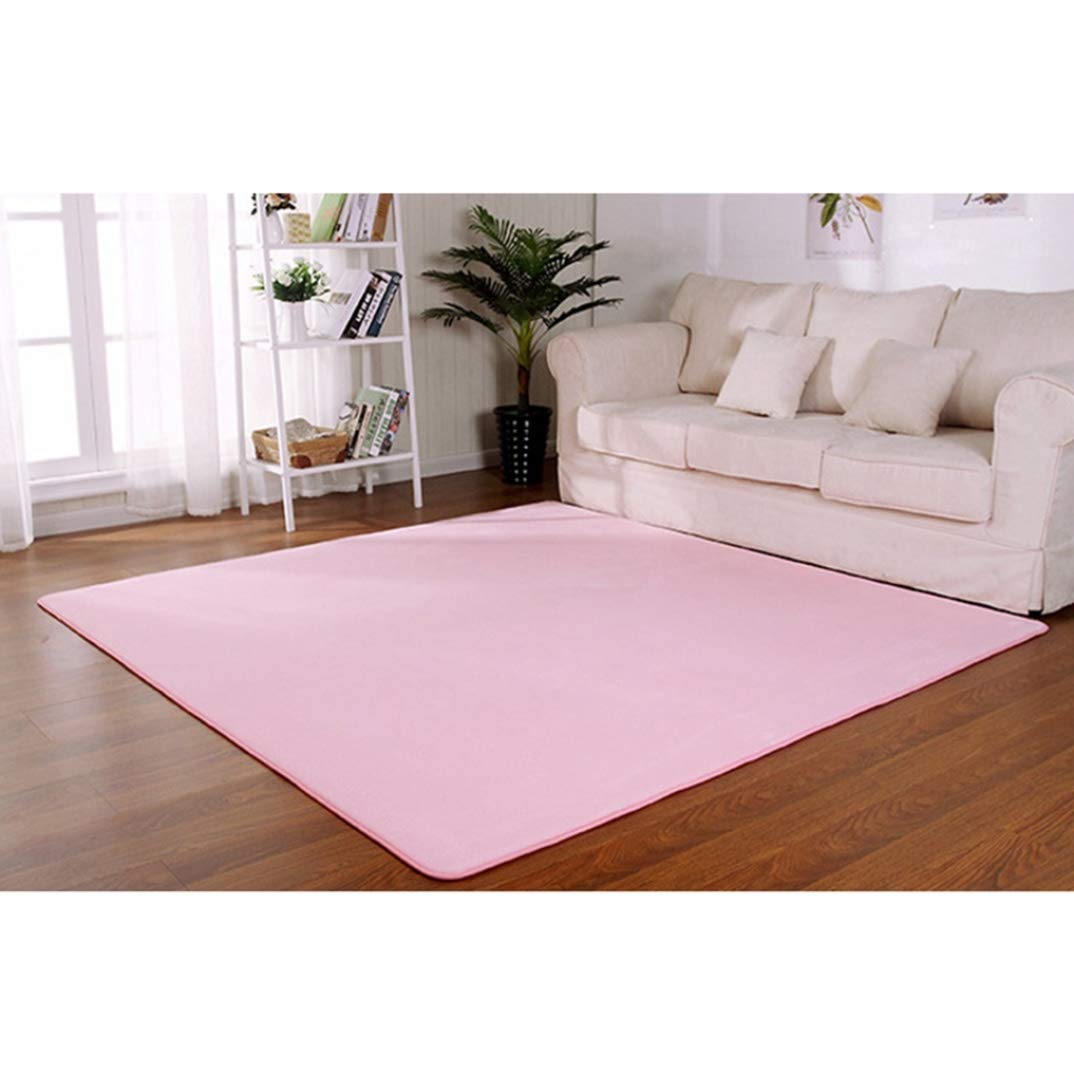 カーペット 200×250cm ライトピンク 滑り止め付き 洗濯可 北欧 洗える ラグ オールシーズン 200×250 北欧 ラグマット 滑り止め