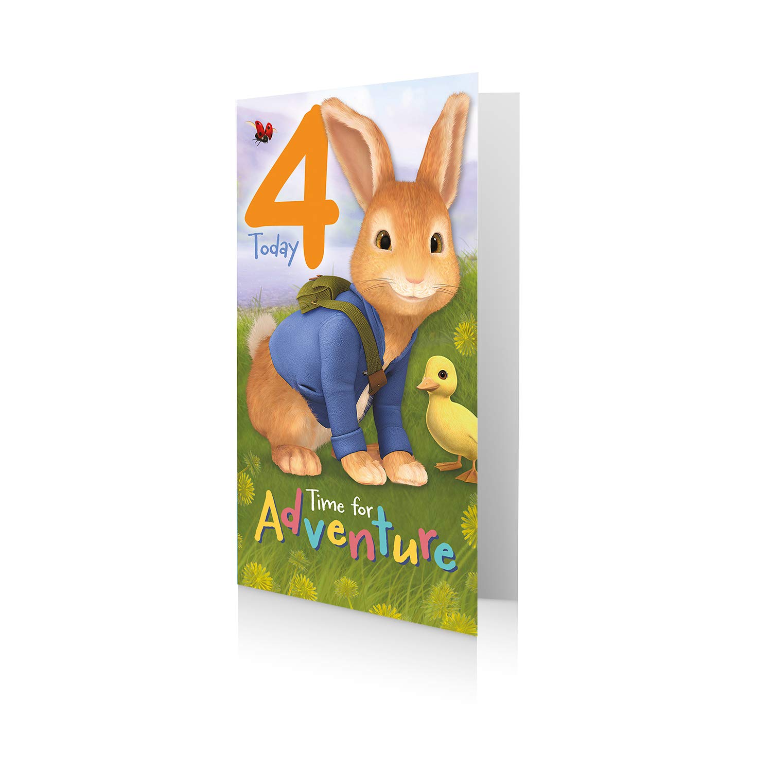 Danilo Promotions LTDPeter Rabbit Official Age 4 Birthday Card, 4 Today