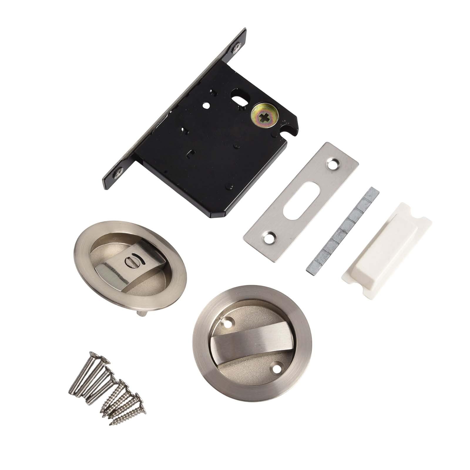 Verrou de porte coulissante SPORTARC en zinc avec indicateur de salle de bain 45mm