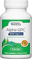 Vista 1 de DOCTORS' PREFERRED Suplemento Alpha GPC - Fórmula premium. 600 mg/porción, 60 cápsulas veganas, suministro para 30 días