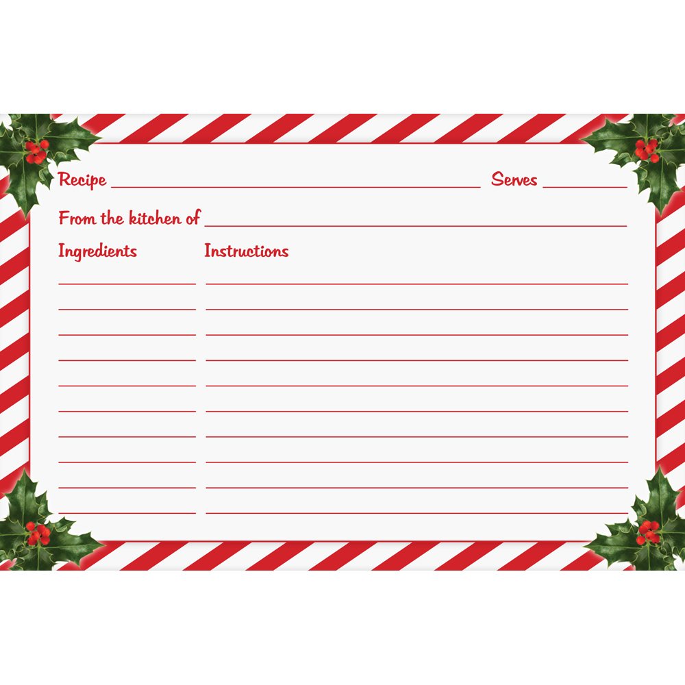 Recipe Cards 