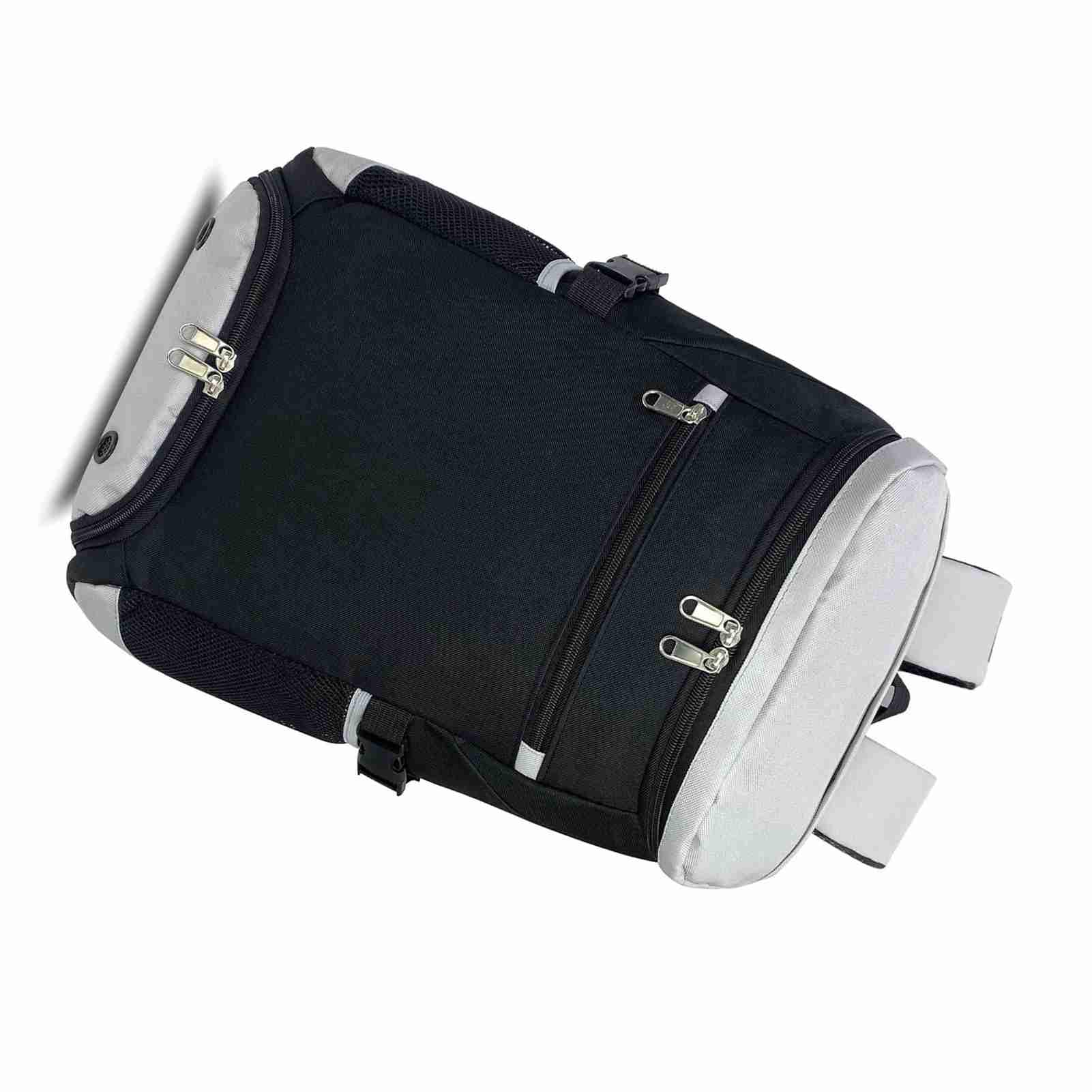 RiToEasysports Zaino da Tennis, Borsa in Tessuto Oxford Traspirante con Scomparto Separato per Scarpe per Appassionati di Sport con Racchetta, 18,9x10,2x7,5 Pollici/Rosso