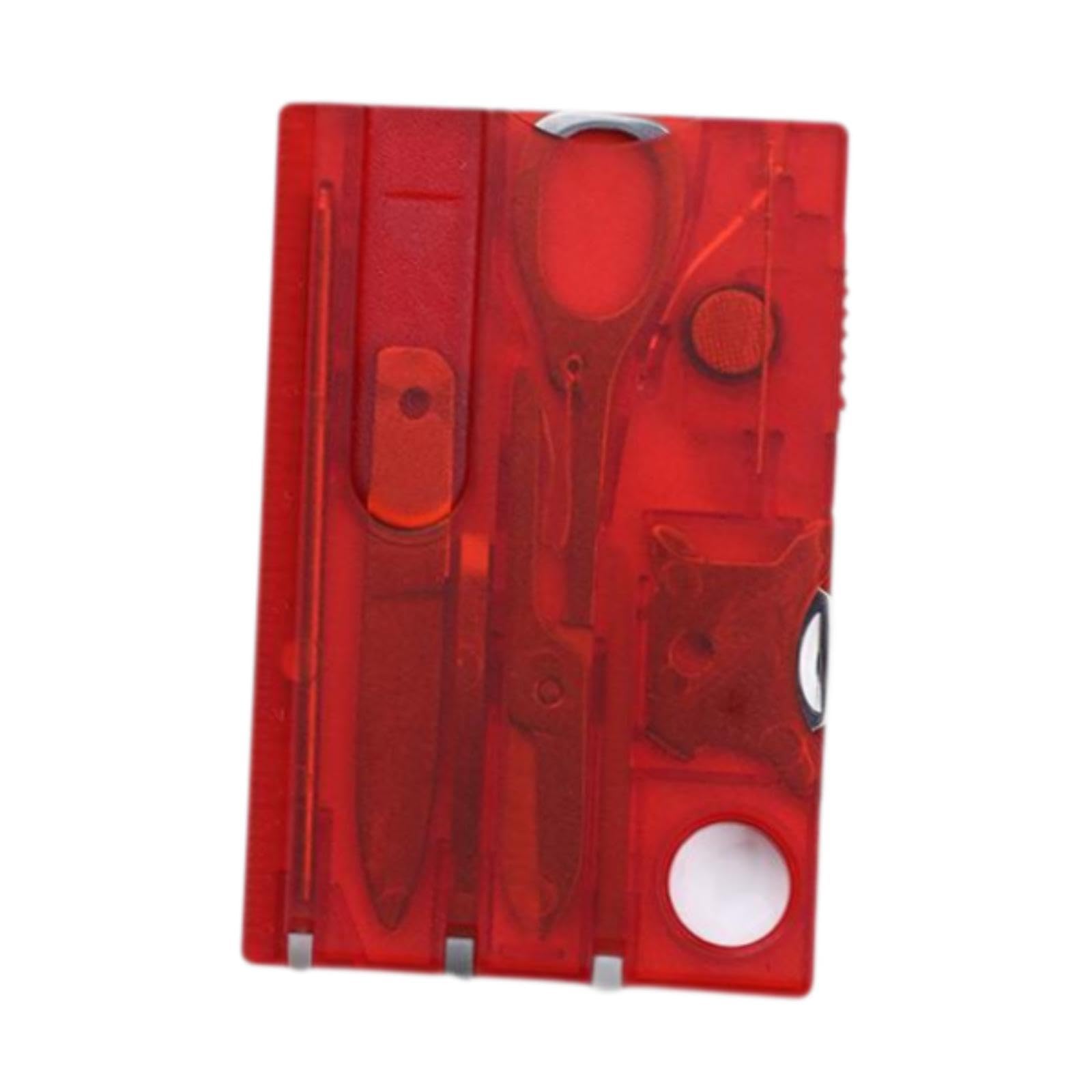 VELURA Card Gadgets Multifunctional for Birthday Gifts Traveling Cycling Red|1 Set Outdoor Multitool|Pocket, Multi Tools| Outdoor Sports |Sporting Goods-image-33