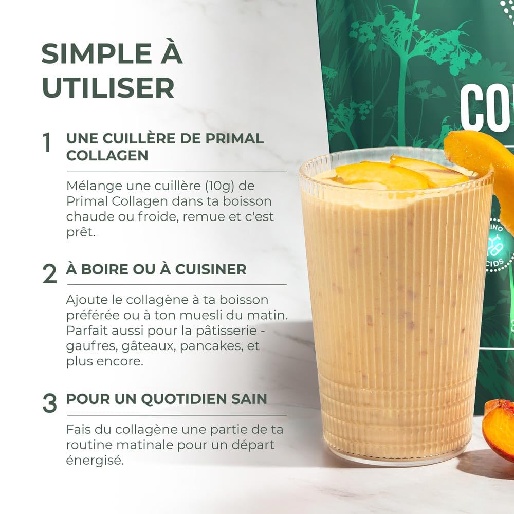 Primal Collagen - complément alimentaire en poudre, sans gluten