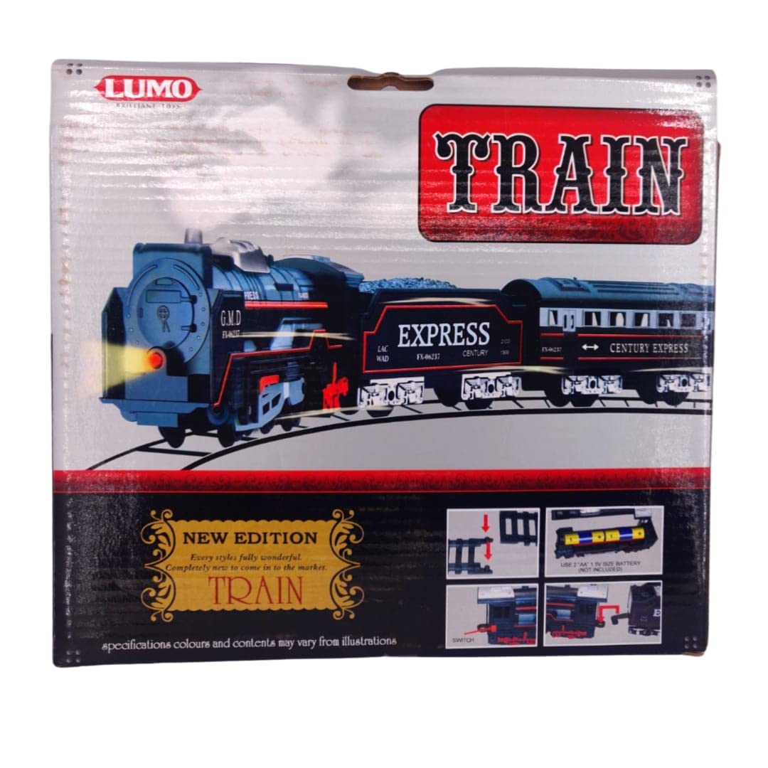 JniL Electric Train Set with Tracks and Signals Battery Operated Toy Set for Kids Medium Size (Black)(Pack of 1) (B0BRFN5J2M) Amazon Price History, Amazon Price Tracker