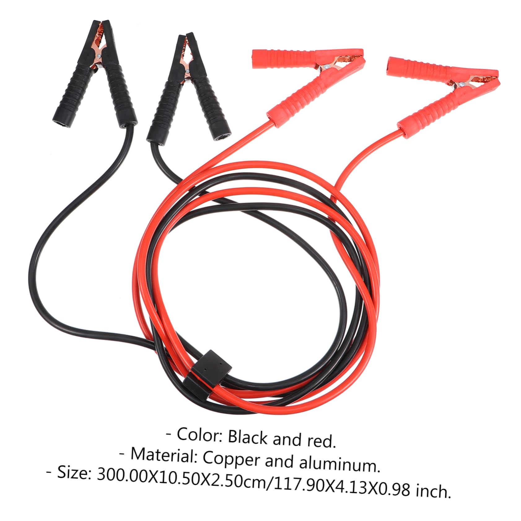 Alipis 3M Câble de Démarrage avec Protection Électrique pour Voitures Camions et Câble Urgence Polyvalent et Aux Températures Extrêmes