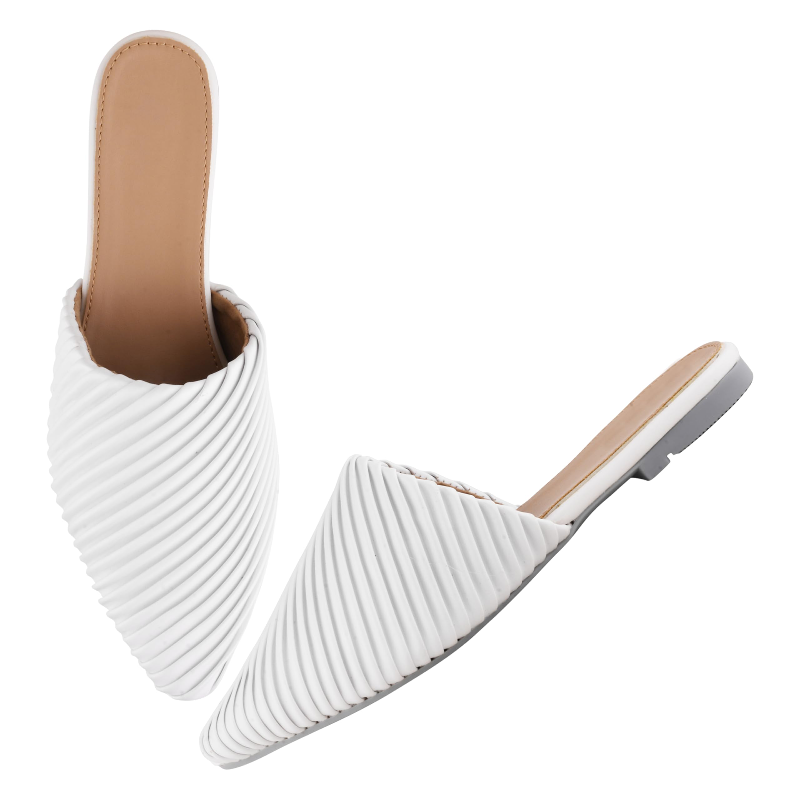 silverarrow Womens Dotiq Mules | Casul Shoes | Flat Mules Sandals Open Back | Suitable for Casual Outfit-picture-45