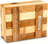 Vista 2 de Logica Puzzles Art. Caja de cebra - Teaser de madera de madera fina - Caja de rompecabezas - Caja de dinero mágica - Dificultad 3/6 Duro - Colección