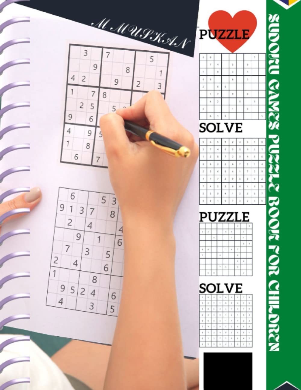 S u d o k u G a m e s P u z z l e B o o k F o r Ch