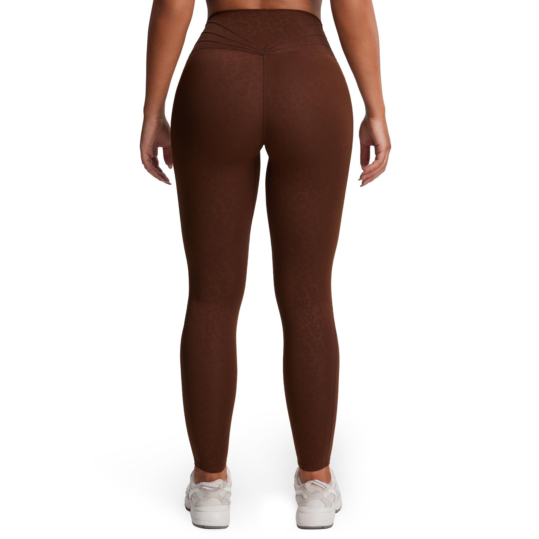 Aoxjox High Waisted Workout Leggings for Women Trinity Yoga Pants 26.5"