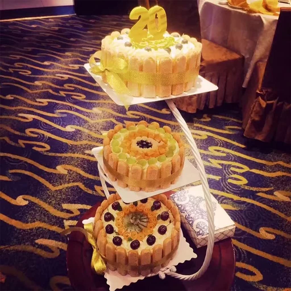 Présentoir à cupcakes à trois étages pratique et populaire